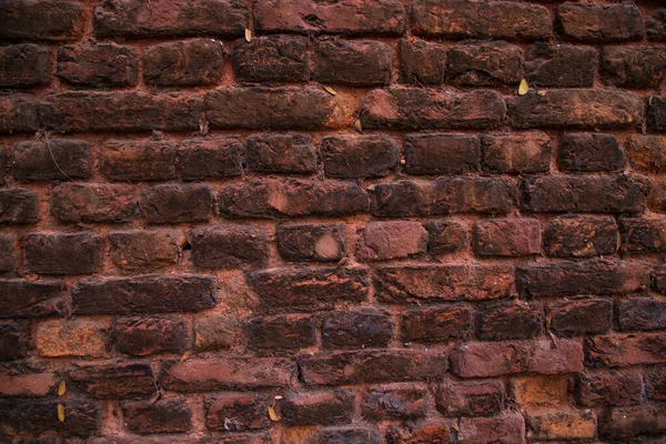 古い歴史的な建物のレンガの壁のテクスチャの背景 レンガの壁の抽象的なテクスチャの背景 — ストック写真