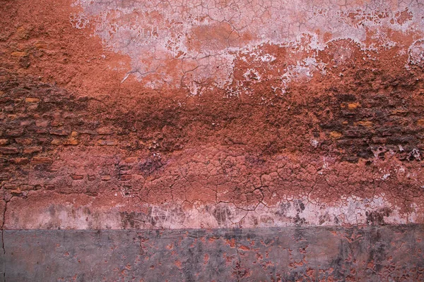 Staré Červené Cihlové Stěny Textury Pozadí Grunge Cement Surface — Stock fotografie