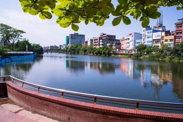 Tájkép Rasel Park Narayangonj Város Banglades — Stock Fotó