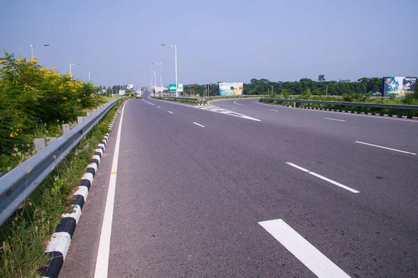Divide Expressway Road Bhanga Interexchange Bangladesh — Stock Photo, Image