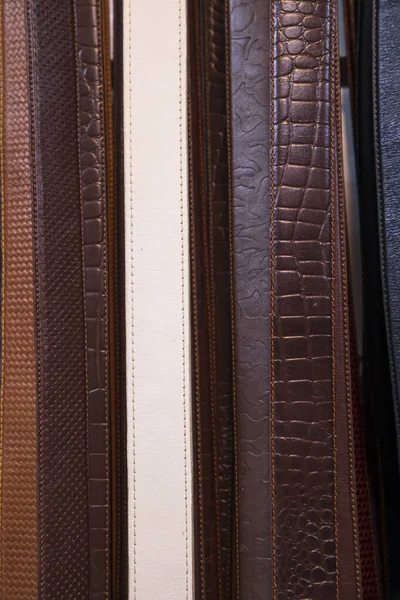 Texture Colorata Cintura Pelle Modello Può Essere Utilizzato Come Sfondo — Foto Stock