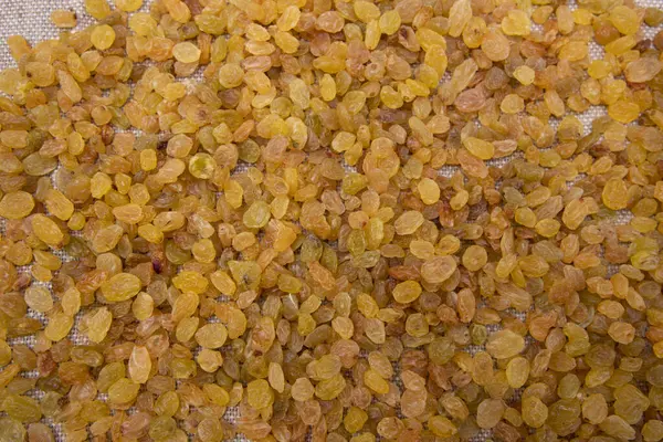 Dried Fruits Yellow Sweet Delicious Raisins Pattern Texture Can Used — Stock Photo, Image