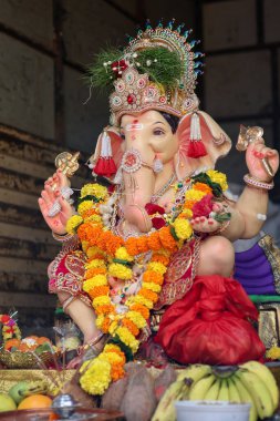 Ganpati Visarjan kutlamaları sırasında müzik, dans ve renkli törenlerle dolu Lord Ganesha 'ya coşkulu ve neşeli bir veda.