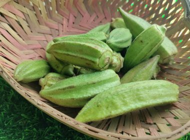 Kate Bhendi, Bhindi ya da Aamati cadısını hazırlamak için kullanılan bamya en popüler Hint tariflerinden biridir. Louisiana Short Pod Aile yadigarı Bamya.