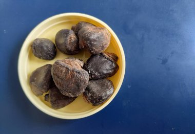 Organik kuru Bhilawa. Fındık İşaretleme veya Fobi Fındığı (Semecarpus Anacardium) tohumları.