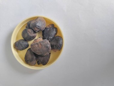 Organik kuru Bhilawa. Fındık İşaretleme veya Fobi Fındığı (Semecarpus Anacardium) tohumları.