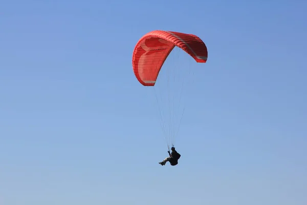 Paragliding French Alps — Stock Photo, Image