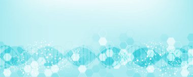 Yapı molekülü DNA, atom, nöronlar. Bilim konsepti amino asit Arginine Arg ve yapısal kimyasal formül. Tıp, teknoloji, kimya ve bilimsel konsept. Vektör illüstrasyonu.