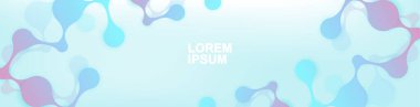 Moleküler yapı DNA, atom, nöronlar. Tasarımın için bilim konsepti. Noktalarla birleştirilmiş çizgiler. Tıp, teknoloji, kimya, bilim geçmişi. Vektör illüstrasyonu.