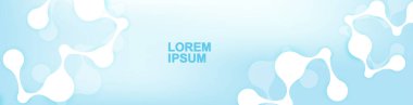 Moleküler yapı DNA, atom, nöronlar. Tasarımın için bilim konsepti. Noktalarla birleştirilmiş çizgiler. Tıp, teknoloji, kimya, bilim geçmişi. Vektör illüstrasyonu.