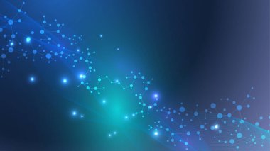 Moleküler yapı DNA, atom, nöronlar. Tasarımın için bilim konsepti. Noktalarla birleştirilmiş çizgiler. Tıbbi, teknoloji, kimya, bilim geçmişi illüstrasyonu