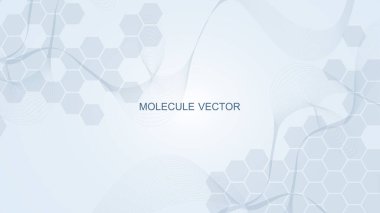 Soyut teknoloji arka plan çizgilerini ve noktaları altıgenlerle birleştiriyor. Modern altıgenler teknoloji konsept tasarım arka planı. Vektör illüstrasyonu