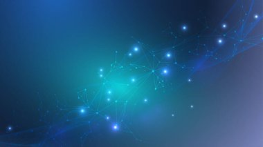 Genel ağ bağlantısı. Küresel. Sosyal ağ iletişimi. İnternet teknolojisi. Vektör illüstrasyonu.