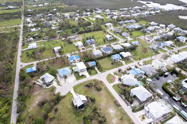 Uragano Ian Distrutto Case Nella Zona Residenziale Della Florida Sul — Foto Stock