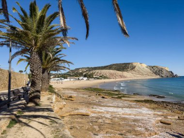 Praia Da Luz Beautiful sandy beach Algarve Portugal