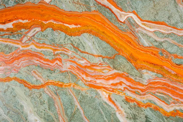 Die Einzigartige Textur Von Onyx Hell Gesättigte Orangefarbene Streifen Auf — Stockfoto