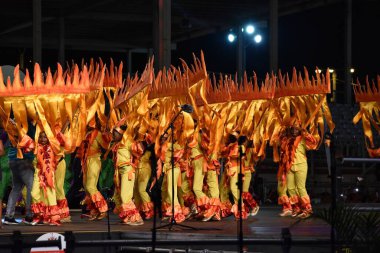 İspanya Limanı, Trinidad - 8 Mart 2025 - Çocuklar Karnavalı Yılın Çocukları Karnaval Grubu Lagniappe 2025 'te Queen' s Park Savannah 'da.