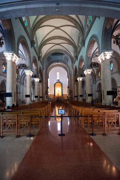 Manilská Katedrála Manilské Zděné Město Intramuros Manila Filipíny Července 2022 — Stock fotografie
