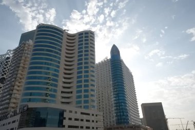 Dubai Kanalı manzaralı Dubai, Birleşik Arap Emirlikleri, 31 Ocak 2024, Sabah Kanalı manzaralı