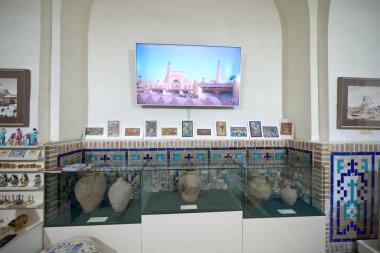 Registan Meydanı Gözlemevi Semerkand Özbekistan 26 Mart 2025 Kayıt Kompleksi Tarihi Müzesi