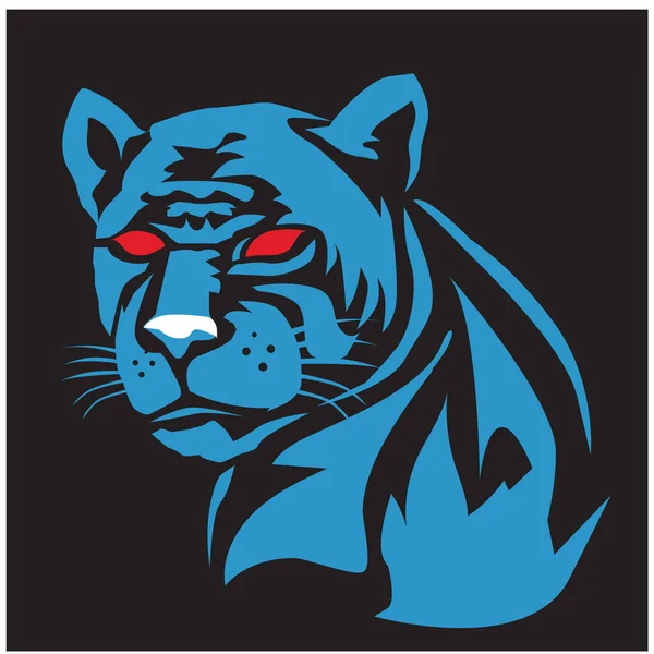 Panther Illustration Panther Logo Art Icon Symbol Panther Line Art — Stockvektor