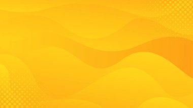 Portakal sarısı gradyan soyut sıvı arkaplan, akışkan şekilli modern dinamik duvar kağıdı. Şablonlar, afişler, broşürler, etkinlikler, reklamlar, web ve sayfalar için uygun