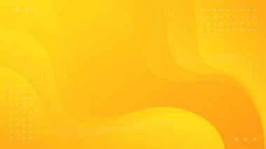 Portakal sarısı gradyan soyut sıvı arkaplan, akışkan şekilli modern dinamik duvar kağıdı. Şablonlar, afişler, broşürler, etkinlikler, reklamlar, web ve sayfalar için uygun