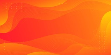 Geometrik şekilli soyut turuncu sıvı dalga arka planı. Modern dinamik duvar kağıdı. Satışlar, reklamlar, olaylar, web siteleri, sayfalar ve diğerleri için şablon afişi