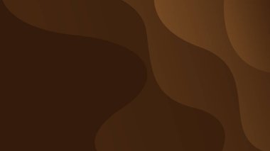 Soyut çikolata akışkan dalga arka planı, vektör tasarımı. Modern dinamik duvar kağıdı. Satışlar, reklamlar, etkinlikler, iş, web siteleri, sayfalar ve diğerleri için şablon afişi