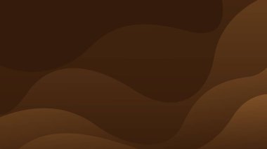 Soyut çikolata akışkan dalga arka planı, vektör tasarımı. Modern dinamik duvar kağıdı. Satışlar, reklamlar, etkinlikler, iş, web siteleri, sayfalar ve diğerleri için şablon afişi