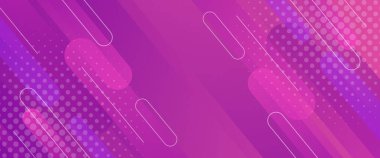 Soyut mor dinamik arkaplan. Modern geometrik afiş arka planı. Şablonlar, pankartlar, kapaklar, web siteleri, sayfalar ve başlıklar için güzel vektör tasarımı