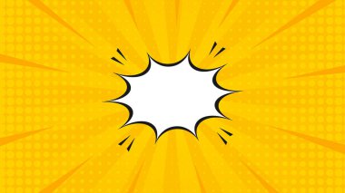 Parlak turuncu-sarı eğimli soyut arkaplan. Yarım tonlu turuncu çizgi roman efekt arka planı. Şablonlar, satış afişleri, etkinlikler, reklamlar, web ve sayfalar için elverişli