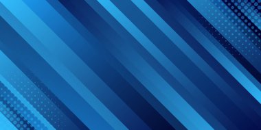 Yarım tonlu koyu mavi soyut dinamik arkaplan. Gradyan köşegen çizgiler. Modern fütürist duvar kağıdı. Şablonlar, satış afişleri, etkinlikler, reklamlar, web ve sayfalar için uygundur