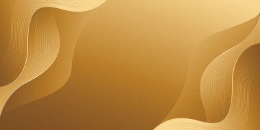Zarif altın rengi, lüks bir arka plan. Soyut duvar kağıdı tasarımı. Davetler, ödüller, satışlar, etkinlikler, şablonlar, afişler, kartlar, kapaklar, web siteleri, sayfalar ve daha fazlası için uygundur