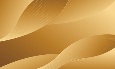 Zarif altın rengi, lüks bir arka plan. Soyut duvar kağıdı tasarımı. Davetler, ödüller, satışlar, etkinlikler, şablonlar, afişler, kartlar, kapaklar, web siteleri, sayfalar ve daha fazlası için uygundur