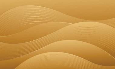 Zarif altın rengi, lüks bir arka plan. Soyut duvar kağıdı tasarımı. Davetler, ödüller, satışlar, etkinlikler, şablonlar, afişler, kartlar, kapaklar, web siteleri, sayfalar ve daha fazlası için uygundur