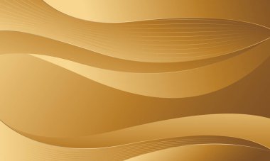 Zarif altın rengi, lüks bir arka plan. Soyut duvar kağıdı tasarımı. Davetler, ödüller, satışlar, etkinlikler, şablonlar, afişler, kartlar, kapaklar, web siteleri, sayfalar ve daha fazlası için uygundur