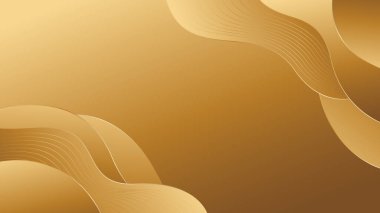 Zarif altın rengi, lüks bir arka plan. Soyut duvar kağıdı tasarımı. Davetler, ödüller, satışlar, etkinlikler, şablonlar, afişler, kartlar, kapaklar, web siteleri, sayfalar ve daha fazlası için uygundur