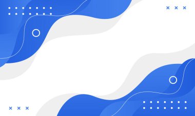 Geometrik şekilli modern mavi sıvı dalga arka planı. Soyut dinamik duvar kağıdı. Satışlar, reklamlar, iş dünyası, sunumlar, web ve sayfalar için şablon afişi