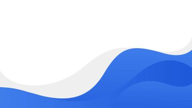 Geometrik şekilli modern mavi sıvı dalga arka planı. Soyut dinamik duvar kağıdı. Satışlar, reklamlar, iş dünyası, sunumlar, web ve sayfalar için şablon afişi