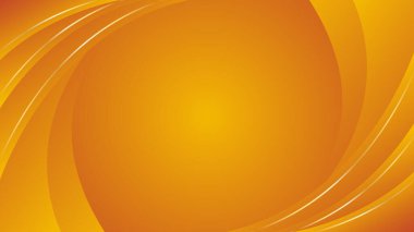 Lüks Eğri Altın Çizgileri olan zarif Soyut Turuncu Arkaplan. Satışlar, reklamlar, davetiyeler, ödüller, şablonlar, afişler, posterler, web ve sayfalar için elverişli