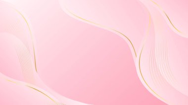 Zarif pembe lüks arka plan. Pembe güzellik, dalga şekilli, dinamik duvar kağıdı. Güzellik ürünleri, satışlar, reklamlar, sayfalar, olaylar, web ve diğerleri için şablon afişi