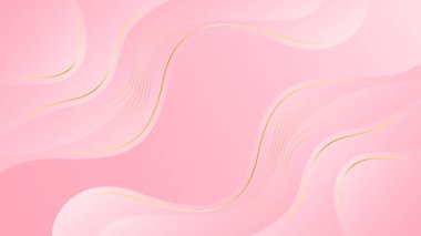 Zarif pembe lüks arka plan. Pembe güzellik, dalga şekilli, dinamik duvar kağıdı. Güzellik ürünleri, satışlar, reklamlar, sayfalar, olaylar, web ve diğerleri için şablon afişi