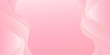 Zarif pembe lüks arka plan. Pembe güzellik, dalga şekilli, dinamik duvar kağıdı. Güzellik ürünleri, satışlar, reklamlar, sayfalar, olaylar, web ve diğerleri için şablon afişi