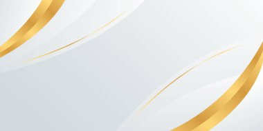 Soyut beyaz-gri, altın çizgileri olan eğri büğrü bir arka plan. Zarif modern duvar kağıtları. Şablonlar, pankartlar, satışlar, reklamlar, etkinlikler, ödüller, web ve sayfalar için uygundur