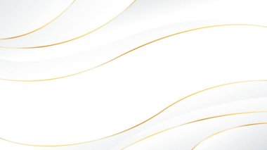 Soyut beyaz-gri, altın çizgileri olan lüks bir arka plan. Zarif gradyan modern duvar kağıtları. Şablonlar, afişler, satışlar, reklamlar, etkinlikler, ödüller, web ve sayfalar için uygundur