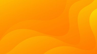 Turuncu dalga arkaplan vektörü, sıvı gradyan bileşimi. Şablonlar, satış afişleri, reklamlar, etkinlikler, web siteleri ve sayfalar için uygun soyut dinamik duvar kağıdı