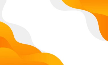 Geometrik şekilli soyut turuncu sıvı dalga arka planı. Modern dinamik duvar kağıdı. Satışlar, iş, reklamlar, etkinlikler, web, sayfalar ve diğerleri için şablon afişi