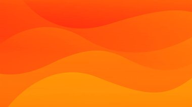 Soyut renkli turuncu-kırmızı sıvı dalga arkaplanı. Gradyan dinamik duvar kağıdı. Şablonlar, satış afişleri, işletmeler, reklamlar, etkinlikler, web ve sayfalar için elverişli
