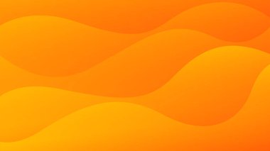 Turuncu dalga arkaplan vektörü, sıvı gradyan bileşimi. Şablonlar, satış afişleri, reklamlar, etkinlikler, web siteleri ve sayfalar için uygun soyut dinamik duvar kağıdı